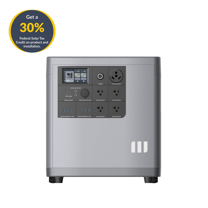 Green Vista Living Mango Power E Home Backup and Portable Power Station Bathroom Vanity