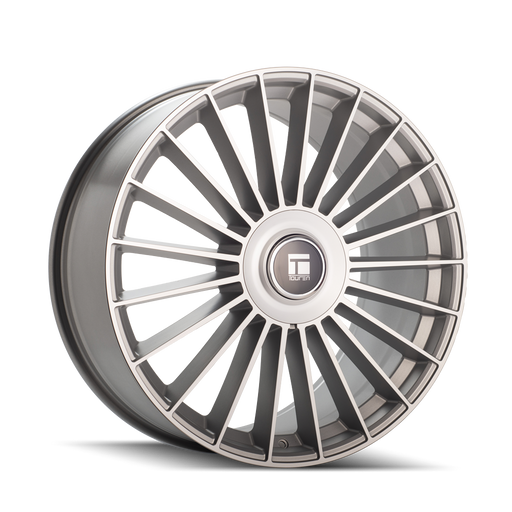 Touren TR10 Satin Silver Machined Wheel 1