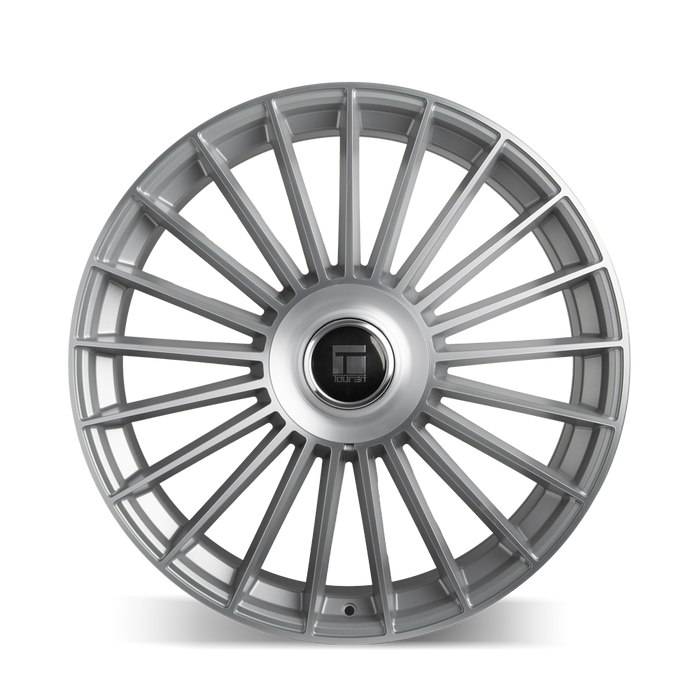 Touren TR10 Satin Silver Machined Wheel 3