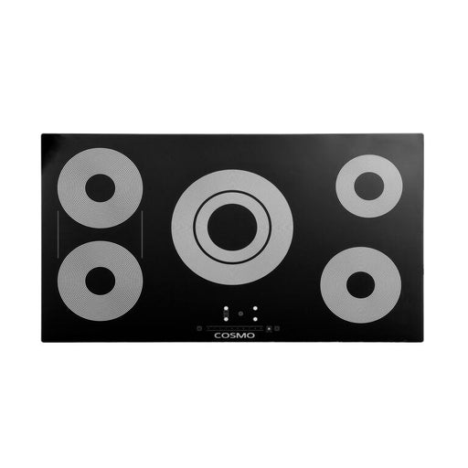 Cosmo 36-Inch Drop-In Electric Ceramic Glass Cooktop (COS-365TBECC) Cosmo