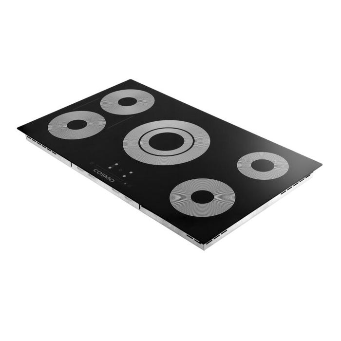 Cosmo 36-Inch Drop-In Electric Ceramic Glass Cooktop (COS-365TBECC) Cosmo