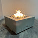 Starfire Designs Gravity 36" Square Concrete Gas Fire Pit - Rustic Natural Grey - IN STOCK Starfire Designs