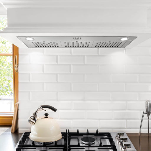 Cosmo 36-Inch 380 CFM Ducted Insert Range Hood in Stainless Steel (COS-36IRHP) Cosmo