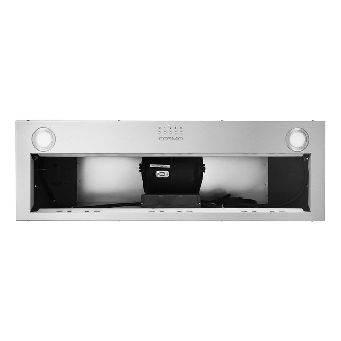 Cosmo 36-Inch 380 CFM Ducted Insert Range Hood in Stainless Steel (COS-36IRHP) Cosmo