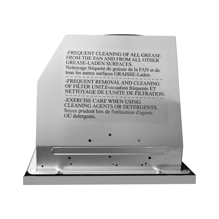 Cosmo 36-Inch 380 CFM Ducted Insert Range Hood in Stainless Steel (COS-36IRHP) Cosmo
