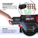 Tomahawk Battery Power Screed 36V 7ah Single Aluminum Blade Bundle (Choose 4ft, 6ft, 8ft, 10ft, 12ft, 14ft) - Dimensions