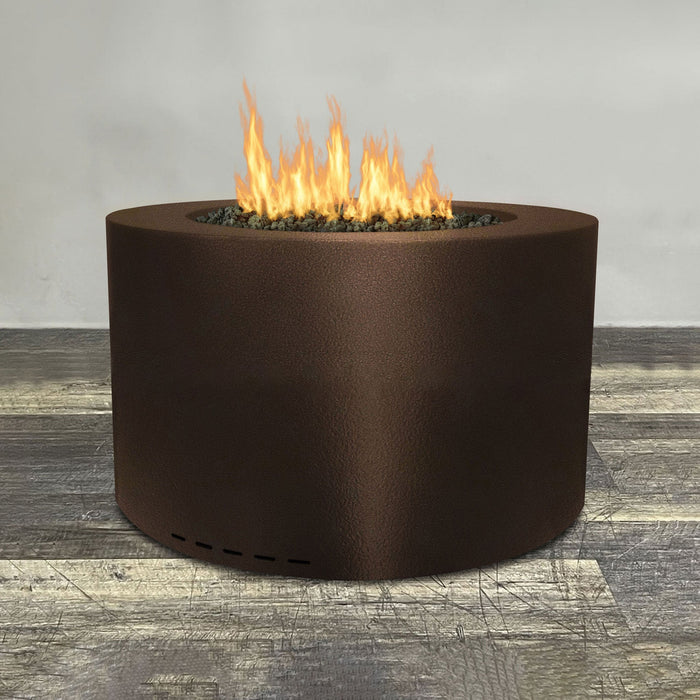 Starfire Designs Gravity 36" Round Powder Coated Steel Gas Fire Pit Starfire Designs