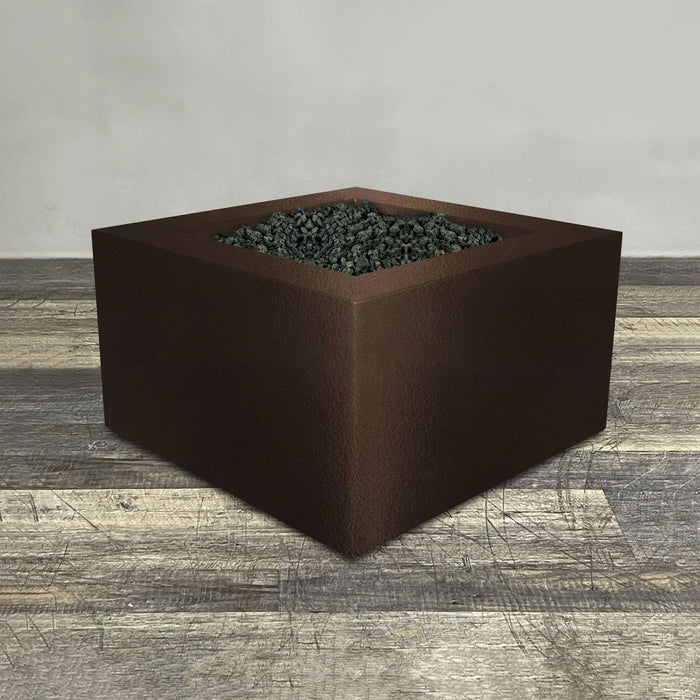 Starfire Designs Gravity 36" Square Powder Coated Steel Gas Fire Pit Starfire Designs