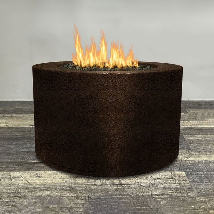 Starfire Designs Gravity 36" Round Powder Coated Steel Gas Fire Pit Starfire Designs
