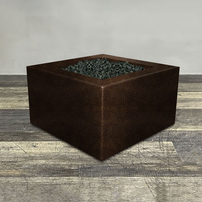 Starfire Designs Gravity 36" Square Powder Coated Steel Gas Fire Pit Starfire Designs