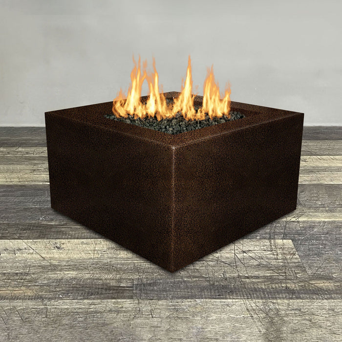 Starfire Designs Gravity 36" Square Powder Coated Steel Gas Fire Pit Starfire Designs