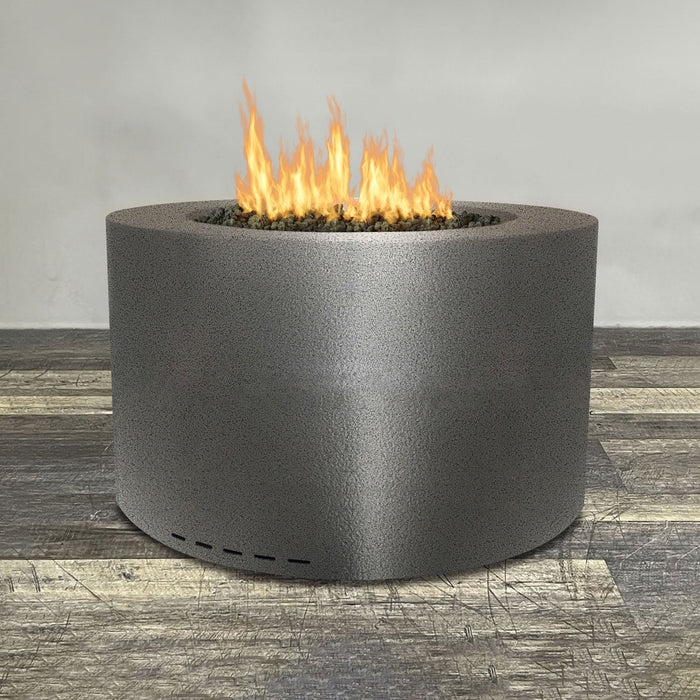 Starfire Designs Gravity 36" Round Powder Coated Steel Gas Fire Pit Starfire Designs