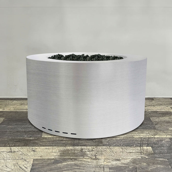 Starfire Designs Metal Gravity 36" Round Stainless Steel Gas Fire Pit Starfire Designs