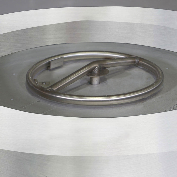 Starfire Designs Metal Gravity 36" Round Stainless Steel Gas Fire Pit Starfire Designs