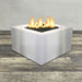Starfire Designs Metal Gravity 36" Square Stainless Steel Gas Fire Pit Starfire Designs