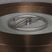 Starfire Designs Gravity Round Powder Coated Steel Gas Fire Pit with Propane Tank Access Door Starfire Designs