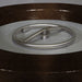 Starfire Designs Gravity Round Powder Coated Steel Gas Fire Pit with Propane Tank Access Door Starfire Designs