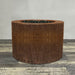 Starfire Designs Metal Gravity 36" Round Corten Steel Gas Fire Pit with Propane Tank Access Door Starfire Designs