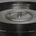 Starfire Designs Gravity Round Powder Coated Steel Gas Fire Pit with Propane Tank Access Door Starfire Designs