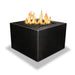 Starfire Designs Gravity Square Powder Coated Steel Gas Fire Pit with Propane Tank Access Door Starfire Designs