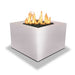 Starfire Designs Gravity Square Powder Coated Steel Gas Fire Pit with Propane Tank Access Door Starfire Designs
