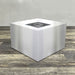 Starfire Designs Metal Gravity 36" Square Stainless Steel Gas Fire Pit with Propane Tank Access Door Starfire Designs