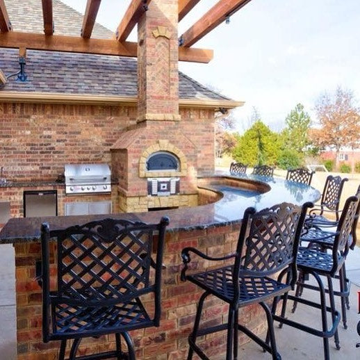 Chicago Brick Oven 750 Hybrid Pizza Oven DIY Kit (Residential) | Dual-Fuel (Gas and Wood)