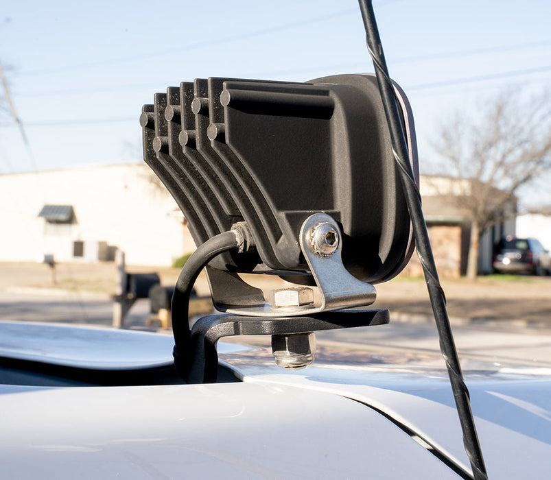 Rago Fabrication 2014-2021 2nd Gen Toyota Tundra Low-Pro Ditch Light Brackets – image 3 of 4