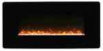 Winslow 36-Inch Wall-Mount/Tabletop Linear Electric Fireplace in Black (SWM3520) - back view