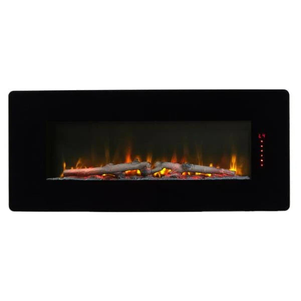Winslow 42-Inch Wall-Mount/Tabletop Linear Electric Fireplace in Black (SWM4220) - specifications diagram