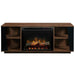 Dimplex Arlo 60-Inch Media Console in Walnut with 26-Inch Electric Fireplace with Logs (GDS26L8-1918TW) Dimplex
