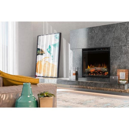 Dimplex Multi-Fire XHD 23-Inch Built Electric Fireplace Firebox with Logs in Black (XHD23L) Dimplex