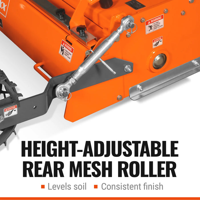 65 in Stone Burier Reverse Rotary Tiller,  3 Point Hitch Cat.1,  Chain — view 7
