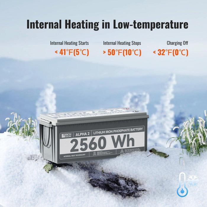 Green Vista Living Rich Solar ALPHA 2 | 12V 200Ah LiFePO4 Battery | Powerful 12V Lithium Battery... Power Station - View 9