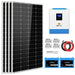 Green Vista Living Sungold Power Solar Kit 3000W 24V Inverter 120V output Lithium Battery 800 Watt Solar... - Lifestyle View