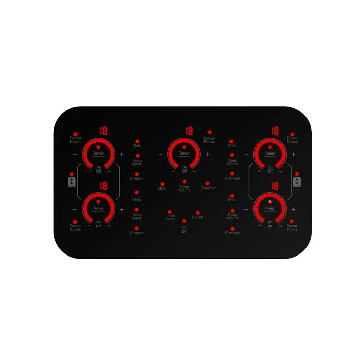 Empava 36 inch induction cooktop EMPV-36EC83H, 11400W total at 240V