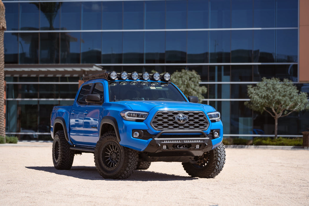 Rago Fabrication 2016-2023 Toyota Tacoma Center Mount Winch Front Bumper w/ Top Hoop – image 15 of 15