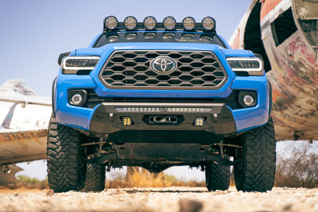 Rago Fabrication 2016-2023 Toyota Tacoma Skid Plate for Center Mount Front Bumpers – on the trail, image 6 of 7