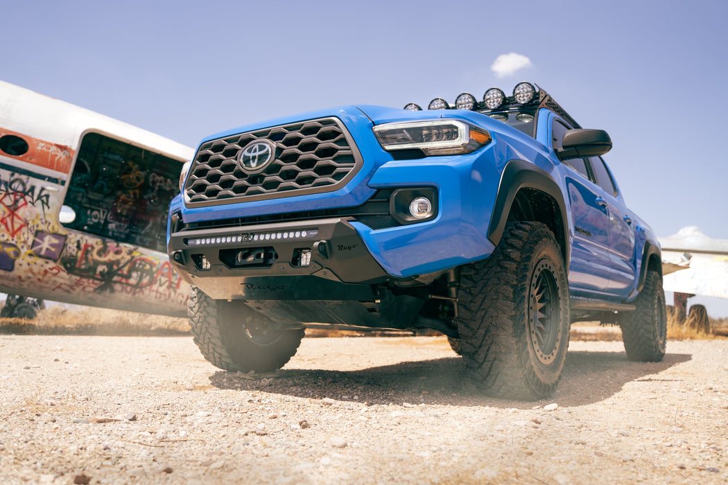 Rago Fabrication 2016-2023 Toyota Tacoma Skid Plate for Center Mount Front Bumpers – on the trail, image 4 of 7