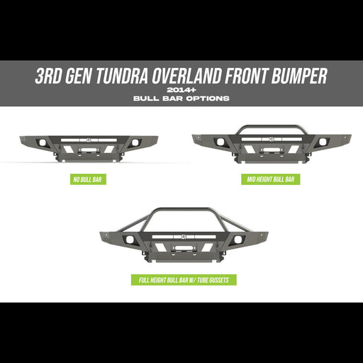 C4 Fabrication 2014-2021 Toyota Tundra Overland Series Front Bumper – image 2 of 20