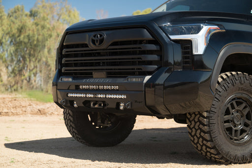 Rago Fabrication 2022-2026 Toyota Tundra Center Mount Winch Front Bumper – installed on vehicle, image 2 of 15