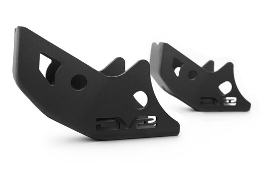 DV8 Offroad 2016-2023 Toyota Tacoma Rear Shock Skid Plates – product view, image 1 of 12