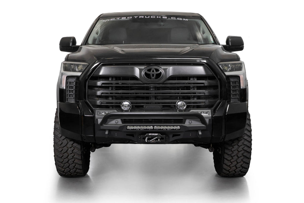 Addictive Desert Designs 2022-2026 Toyota Tundra Stealth Center Mount Front Bumper w/ Top Hoop – image 2 of 9