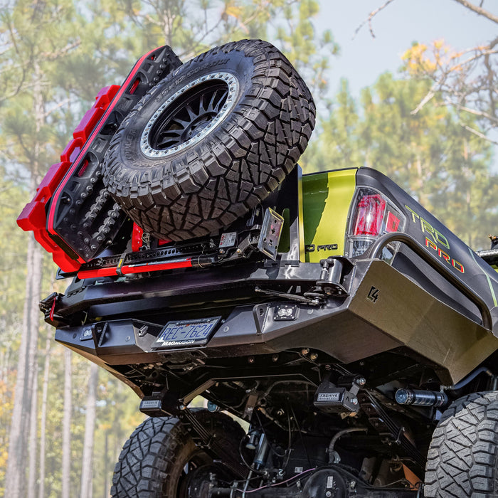 C4 Fabrication 2016-2023 Toyota Tacoma Overland Series High Clearance Rear Bumper – image 1 of 20