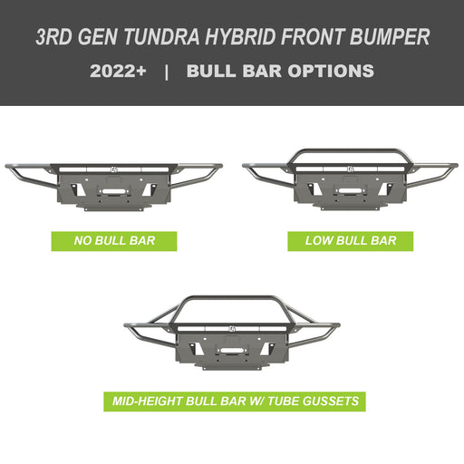 C4 Fabrication 2022-2026 Toyota Tundra Hybrid Series Front Bumper – image 2 of 6