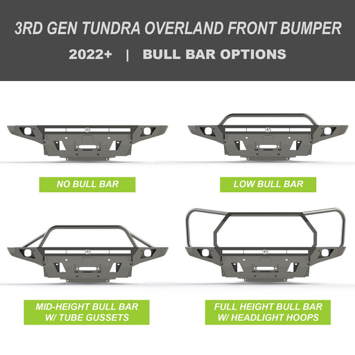 C4 Fabrication 2022-2026 Toyota Tundra Overland Series Front Bumper – image 2 of 20