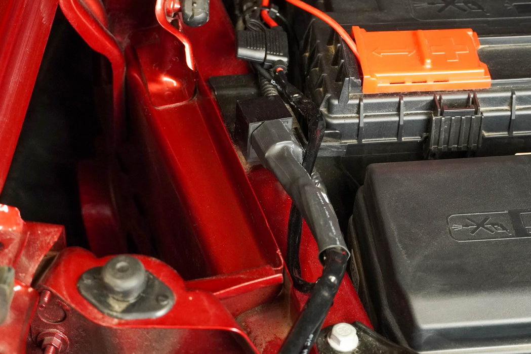 DV8 Offroad 40 Amp Wire Harness with DT Connector & Switch – installed on vehicle, image 5 of 9