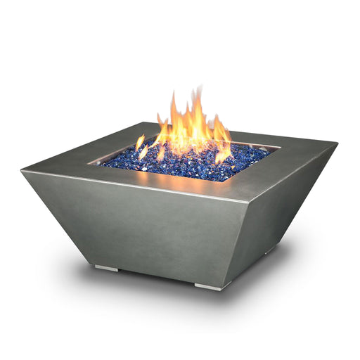 Starfire Designs Stainless Steel Edge Gas Fire Pit with Slide Out LPT Drawer Starfire Designs