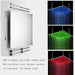 Cascada Tuscany 40" Luxury Bathroom Shower Set with LED Rainfall Head, Thermostatic Control, and 6 Massage Jets - Side View