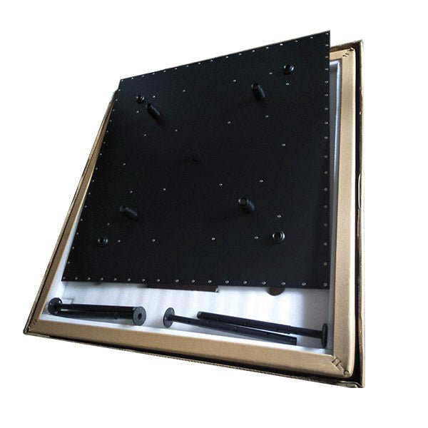Cascada Showers 40" Square Ceiling Mount Rainfall LED Shower Head, include Shower Arm - Product Image 10